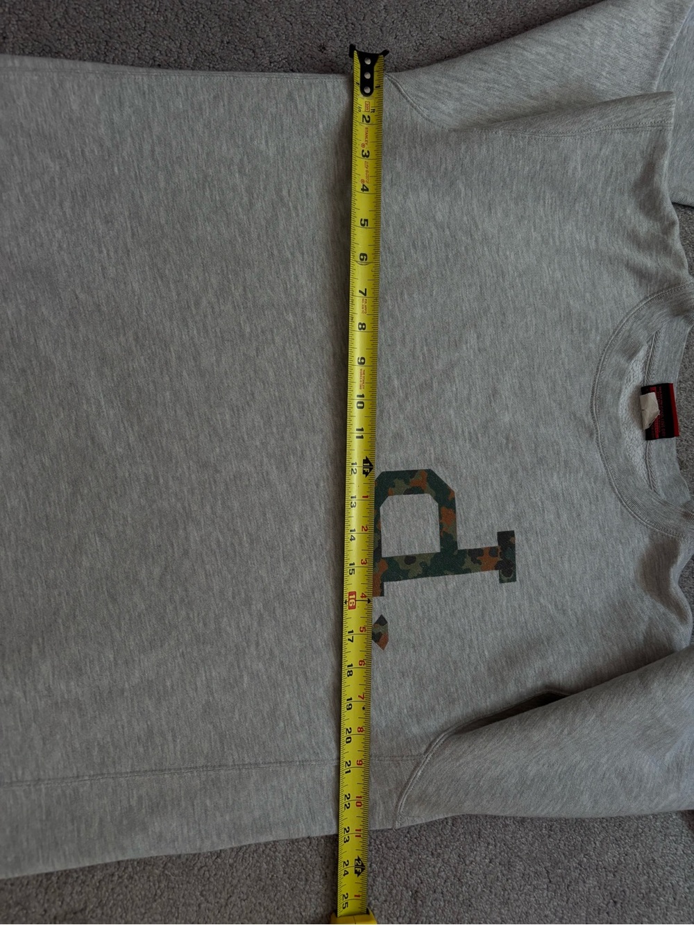 Diamond Supply Co Camo Logo Crewneck Sweatshirt Grey Mens L - Picture 5 of 6